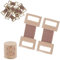 JOCXZI Elastische Bandage Clips - 20Pcs Verbandklammern, Bandage Aluminium Schnalle Elastische Bandage Clips Stretch Metallklammern für Verschiedene Arten Bandagen