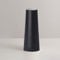 Vase Schwarz, Keramik Vase für Tischdeko Innenbereich, Modern Blumenvasen für Home Wohnzimmer Bauernhaus Esstisch Büro Dekor - 25 cm