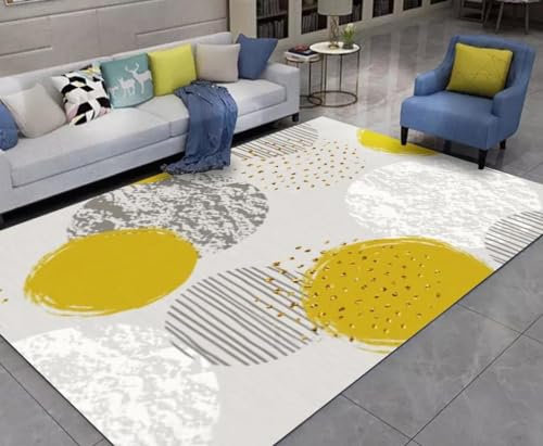 The carpet Tappeto moderno in poliestere facile da pulire Modern And Simple,tessuto piatto con retro antiscivolo, tappeto antiscivolo e resistente 160X230cm(63X103inch)