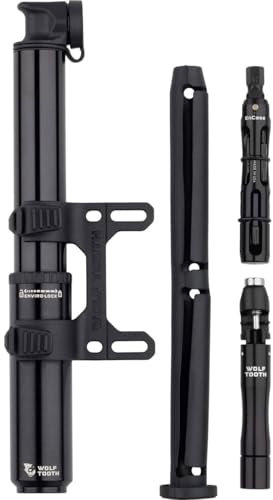 Wolf Tooth MacBook Pro Uhr, schwarz, 85 cc Pump mit EnCase Multi-Tool Kit One