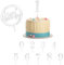 11PCS Happy Birthday & 0-9 Number Acrylic Cake Toppers Set - Mirrored Silver, Mini Plug-ins, DIY, Acrylic Cake Decorating Supplies for Birthday, Anniversary, Wedding Party & More