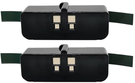 Batteria Ricaricabile Da 14,4 V 6,4 Ah. Compatibile Con Roomba 500 600 700 800 900 595 620 650 780 890(2pcs)