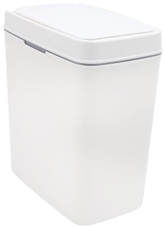 Brrnoo Poubelle Intelligente Sans 15 L avec Capteur Infrarouge et Étanchéité IPX5 pour Salle de Bains Cuisine et Salon