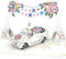 papercrush® Pop Up Karte Hochzeitsauto und Just Married Girlande - Edle 3D Hochzeitskarte für Brautpaar, Glückwunschkarte zur Hochzeit, Gutschein für Hochzeitsreise und Flitterwochen Geldgeschenk