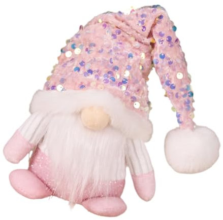 Vynetra Weihnachtszwerge, Plüschtier mit Hut/Rock, weicher Stoff, Bastel-Zwerge, Spielzeug, 1 Stück