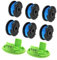 Jodriva Line String Trimmer Spool, for Greenworks, 1.65mm dia 4.9m long Trimmer Spool Grass Trimmer Line, for Greenworks, 24V G24LT, G24LTK2, G24LT30M, G24LT30MK2 (6 Spool+2 Cover) Lawn Mower Spool