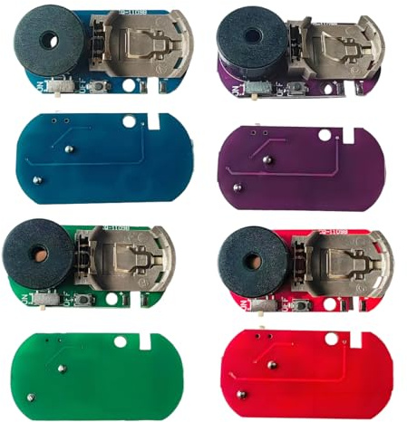 Tomedeks 4 Stück Cricket Noise Maker,Mit 20 Geräuschen,Scherzartikel für Erwachsene,Streich-Summer, Für Die Party Zu Hause in Der Schule (Grün + Violett + Blau + Rot)