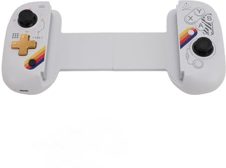 Sxhlseller Drahtloser Telefoncontroller, RGB Hall Joystick 6 Achse Gyroscope Wireless Mobile Gaming Controller für