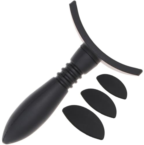 AMUSLESUR Herramienta de Sombra de Ojos Instantánea de Silicona Negra, Fácil de Usar para Maquillaje de Ojos Tipo de Ocasiones