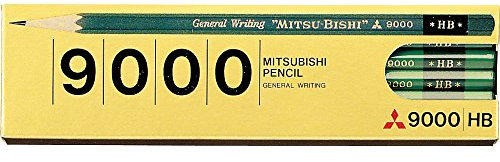 Mitsubishi Pencil Bleistift Bürobleistift 9000 Härte HB K9000HB von Mitsubishi Pencil Co, Ltd.