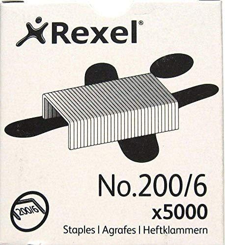 Rexel 200/6 Heftklammern, 6 mm, 5000 Stück