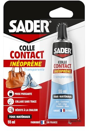 Sader Colle Contact Transparente - Tube 55 ml