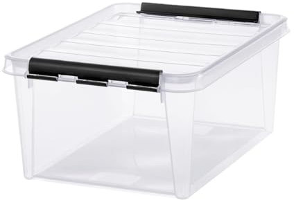SmartStore 3508390 Classic-15 Aufbewahrungsbox mit Deckel, transparent, 14 L