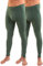 HERMKO 3540 2er Pack Herren Lange Unterhose Long Johns (Weitere Farben) Bio-Baumwolle, Größe:D 10 = EU 4XL, Farbe:Olive