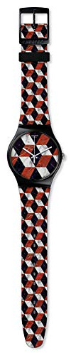 Swatch Herren Armbanduhr Analog Quarz Silikon SUOB142