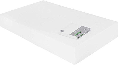 Dormabell Spannbetttuch Bio, Biobaumwolle aus kontrolliert biologischen Anbau, Made IN Green Zertifiziert, Verschiedene Größen und Farben wählbar (weiß, 60 x 120 cm)