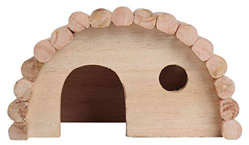 Zerodis Hamster Arch Bett Haustier Holzhaus Kleintiere Übung Spielen Spielzeug Haustiere Hütte Spielplatz Nest Versteck Hütte