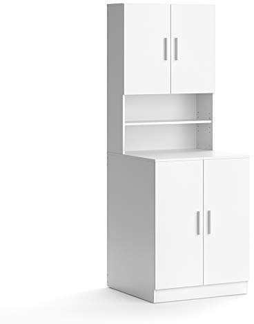 Vicco Mobile lavatrice Liana, Bianco, 70.5 x 190.5 cm