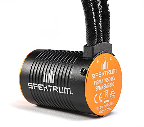 Spektrum Firma 3652 6500Kv 4-Pole Brushless Motor: 3.175mm
