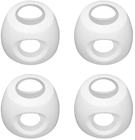 4Pcs Baby-Türknauf-Sicherheitsabdeckungen, Abschließbare Design-Türknauf-Schlossabdeckungen Schwer zu Entfernende Dual-Lock-Türgriffabdeckungen Passen für die Meisten Knöpfe