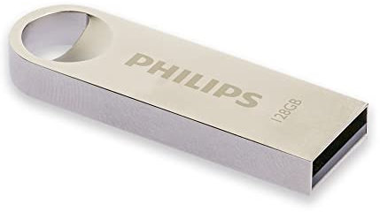 Philips Memoria USB de 128 GB USB 2.0 Flash Drive Moon Edition para PC, Ordenador portátil, Lectura de hasta 20 MB/s
