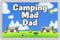 Dad Camping Fridge Magnet – Camping Mad Dad – Cute Fun Family Holiday Novelty Birthday Gift