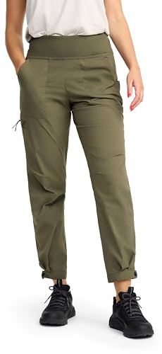 RevolutionRace Breezy Curved Ankle Stretch Hose für Damen, Leichte und atmungsaktive Hose für den Alltag und alle Outdoor-Aktivitäten