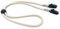 Hyclam - Sangle de Chapeau Coupe-Vent - Cordon Anti-Vent pour Extérieur - Polyester - Classique - Noir, Rose, Café, Beige, Bleu Marine