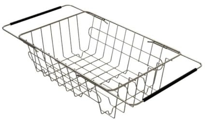 Cesta de Fregadero de Acero Inoxidable 36x25x12H cm - Cesta