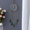 Kristall-Traumfänger, natürlicher Edelstein-Achat, Wandbehang für Fenster, Garten, Heimdekoration (grüner Aventurin)