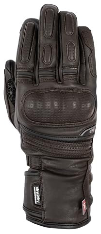 Oxford Hamilton Gants de Moto imperméables pour Femme, Marron, M