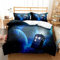 Ste-X 3-teiliges Doctor Who Kinderbettbezug, Bedrucktes Bettwäscheset Mit Reißverschluss, Weißer Wendbarer Kinderbettbezug (135x200cm,DW 04)