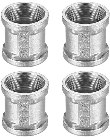 4 Pz Manicotto in Acciaio Inossidabile, Raccordo Filettato 3/4 IG/IG, Femmina BSP, Raccordi