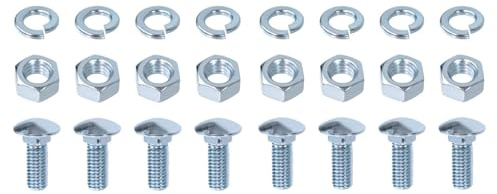 CHENACC Front Rear Bumper Bolts Kit Capped Round Head 7/16 Carriage Bolt