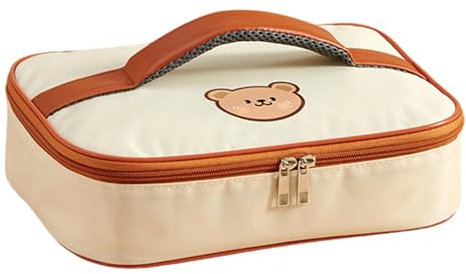 Lonchera aislada para adultos, bonitas loncheras, a prueba de fugas, térmica, portátil, hielera impermeable, reutilizable, para la escuela