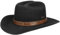 Stetson Open Road Wollhut Westernhut Sommer Winter Herren schwarz S (54-55 cm)