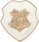 Jay Franco Harry Potter Soap Dish - White and Gold Resin Sponge Holder/Jewelry Dish - Bathroom Décor