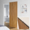 Sliding Barn Door Concealed Rail Hardware Kit, Sliding Stability Pocket Doors Track Rail Set with Floor Track, Modern Waterproof Closet Door Rail(0.9m/35.4in)