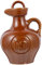 FUNOMOCYA Jarra de barro contenedor de vino jarra de vino de cerámica jarra de bebida jarras de bebidas Jarra de vino para restaurantes beber vino jarra hervidor de vino portátil Brown