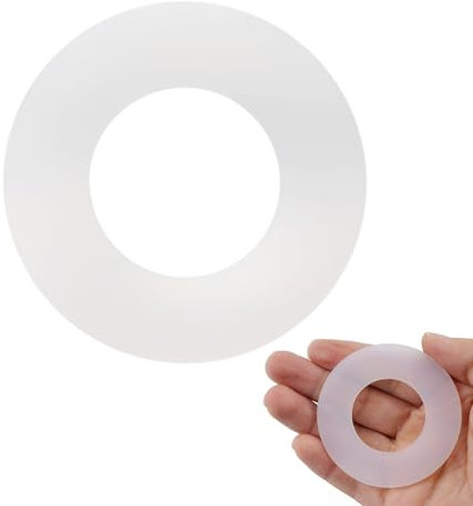 Snowchecking 816.418.00.1 Flush Valve Base Sealing Washer For GEBERIT Toilet Cistern Repair, Replacement Silicon Clear Washers(20pcs)