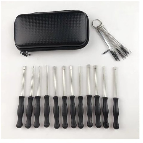 AOIUU 12pcs Carburetor Adjustment Tool + Portable case Kit For Poulan H-u-s-q-v-a-r-n-a for STHIL for E-c-h-0 Trimmer Chainsaw Carburetor Adjusting Tools