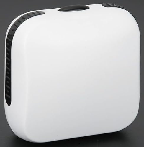 Hearing Aid Cases Hearing Aid Protective Box Portable Waterproof Earing Aids Case Anti-Drop Hearing Amplifier Storage Built-in High Elastic Silicone Air Cushion Ball for Most Earing Aids - White