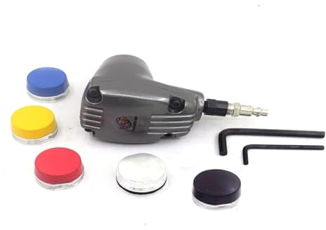 Handle Pneumatic Hammer Hand-held Air Hammer Palm Hammer Hardness Hammer Tips Set Mini Small Auto Chipping Hammer(Laranja)