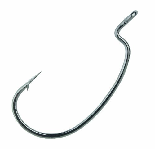 Owner Rig`n Hook - Offsethaken für Gummifische & Jigs, Offset Haken zum Zanderangeln & Barschangeln, Wide Gap Angelhaken, Größe/Packungsinhalt:Gr. 2-6 Stück