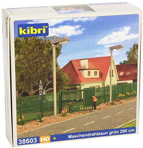 Kibri 38603 H0 Maschendrahtzaun grün