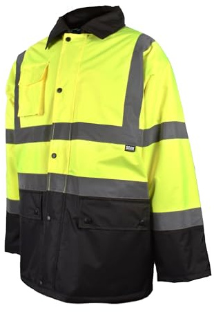 Scan Hi-Vis Motorway Jacket Yellow-Black