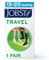 JOBST Travel Reisestrümpfe für Damen und Herren - hilft, Reisethrombosen vorzubeugen - weich, atmungsaktiv dank 33% Baumwollanteil, Schwarz, Size 4