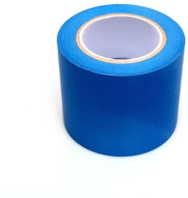 Eurobands Bodenmarkierungsband Blau 100mmx33m – PVC Klebeband stark haftend für Lager, Werkstatt, Industrie – Gefahren Markierungs Klebeband selbstklebend – 1BL23.44.0100/033A