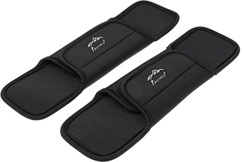Fenteer Schulterpolster/Schultergurt Rucksack Gurtpolster (2 Stück) Schwarz