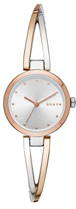 DKNY Zegarek damski Crosswalk, trzy wskazówki, stal nierdzewna, koperty 26 mm, Różowe złoto